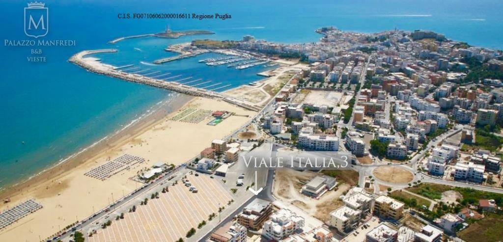 B&B Palazzo Manfredi Vieste, Fronte Mare Con Parcheggio Buitenkant foto
